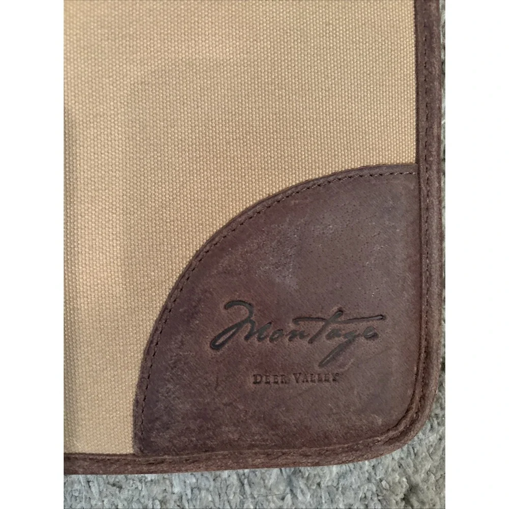 Canyon Outback Leather Meeting Portfolio Brown 12.5 x 9.75